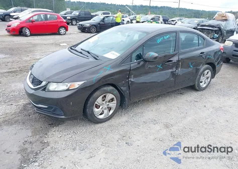 2013 Honda Civic Lx из США, поврежденный, VIN 2HGFB2F58DH569295